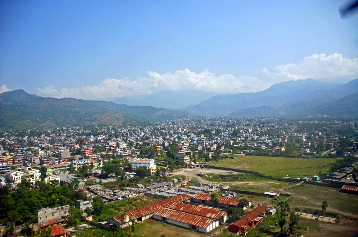 Kathmandu Flight To Pokhara 22 Coming In For Landing At Pokhara 